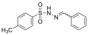 Benzaldehyde tosylhydrazone chemical structure