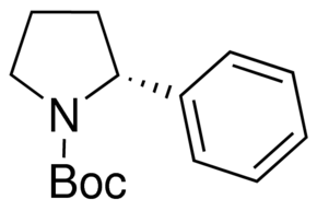 (R)-N-Boc-2-phenylpyrrolidine chemical structure