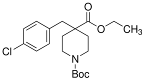 Ethyl N-Boc-4-(4-chlorobenzyl)piperidine-4-carboxylate chemical structure