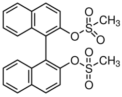 1,1′-Bi-2-naphthyl dimethanesulfonate chemical structure