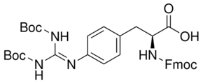 Fmoc-Phe(4-Boc2-guanidino)-OH chemical structure