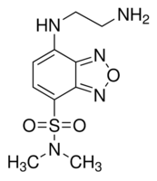 4-(2-Aminoethylamino)-7-(N,N-dimethylsulfamoyl)benzofurazan chemical structure