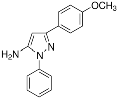 5-Amino-3-(4-methoxyphenyl)-1-phenylpyrazole chemical structure