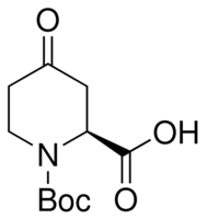 (S)-1-Boc-4-oxopiperidine-2-carboxylic acid chemical structure