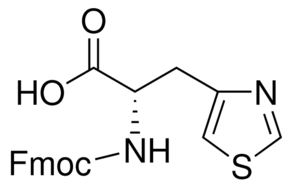 Fmoc-β-(4-thiazolyl)-Ala-OH chemical structure