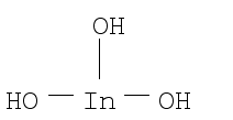Indium(III) hydroxide chemical structure
