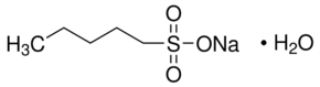 Sodium 1-pentanesulfonate monohydrate chemical structure