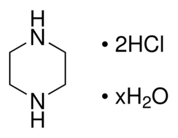 Piperazine dihydrochloride hydrate chemical structure