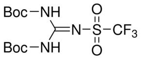 1,3-Di-Boc-2-(trifluoromethylsulfonyl)guanidine chemical structure
