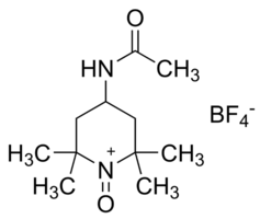 4-(Acetylamino)-2,2,6,6-tetramethyl-1-oxo-piperidinium tetrafluoroborate chemical structure
