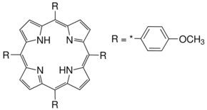 5,10,15,20-Tetrakis(4-methoxyphenyl)-21H,23H-porphine chemical structure