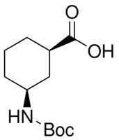 cis-3-(Boc-amino)cyclohexanecarboxylic acid chemical structure