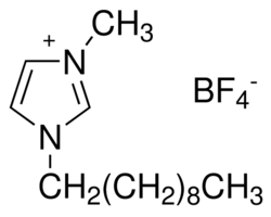 1-Decyl-3-methylimidazolium tetrafluoroborate chemical structure