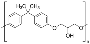 Poly(Bisphenol A-co-epichlorohydrin) chemical structure