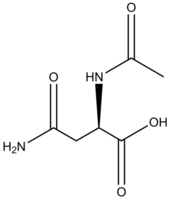 Nα-Acetyl-D-asparagine chemical structure