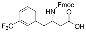 (S)-Fmoc-3-(trifluoromethyl)-β-Homophe-OH chemical structure