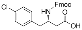 Fmoc-(S)-3-amino-4-(4-chloro-phenyl)-butyric acid chemical structure