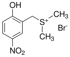Dimethyl(2-hydroxy-5-nitrobenzyl)sulfonium bromide chemical structure