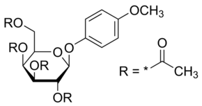 4-Methoxyphenyl 2,3,4,6-tetra-O-acetyl-β-D-galactopyranoside chemical structure