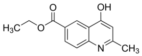 4-Hydroxy-2-methylquinoline-6-carboxylic acid ethyl ester chemical structure