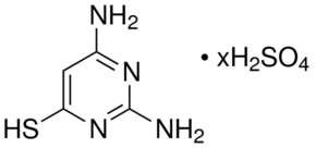 2,4-Diamino-6-mercaptopyrimidine sulfate salt chemical structure