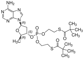 2′,5′-dd-3′-AMP-bis(t-Bu-SATE) chemical structure