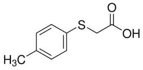 4-Methylphenylthioacetic acid chemical structure