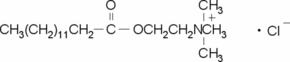 Myristoylcholine chloride chemical structure