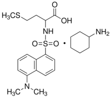 Dansyl-DL-methionine cyclohexylammonium salt chemical structure