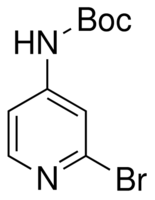 (2-Bromo-pyridin-4-yl)carbamic acid tert-butyl ester chemical structure