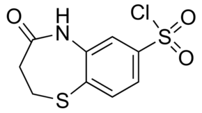 4-Oxo-2,3,4,5-tetrahydro-1,5-benzothiazepine-7-sulfonyl chloride chemical structure