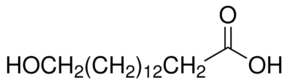 15-Hydroxypentadecanoic acid chemical structure