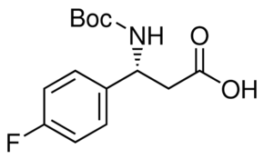 (R)-Boc-4-fluoro-β-Phe-OH chemical structure