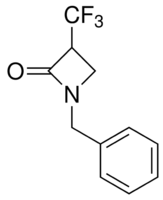 1-Benzyl-3-trifluoromethyl-2-azetidinone chemical structure