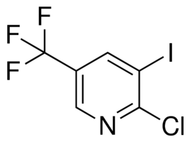 2-Chloro-3-iodo-5-(trifluoromethyl)pyridine chemical structure