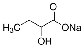 2-Hydroxybutyric acid sodium salt chemical structure