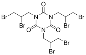 Tris(2,3-dibromopropyl) isocyanurate chemical structure