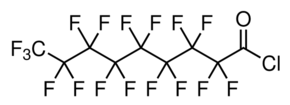 Heptadecafluorononanoyl chloride chemical structure