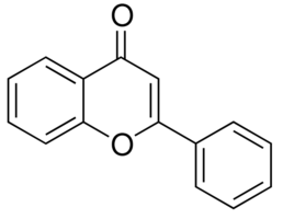 Flavone chemical structure