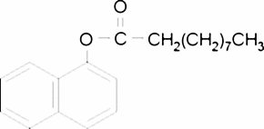 1-Naphthyl decanoate chemical structure