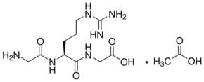 Gly-Gly-Arg acetate salt chemical structure