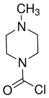 4-Methyl-1-piperazinecarbonyl chloride hydrochloride chemical structure