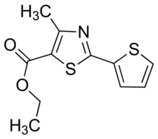 Ethyl 4-methyl-2-(2-thienyl)-thiazole-5-carboxylate chemical structure