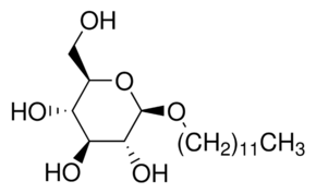 n-Dodecyl β-D-glucopyranoside chemical structure