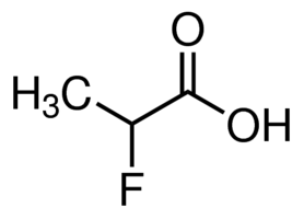 2-Fluoropropionic acid chemical structure