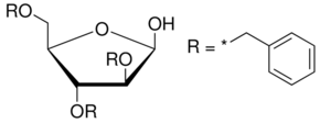 2,3,5-Tri-O-benzyl-β-D-arabinofuranose chemical structure