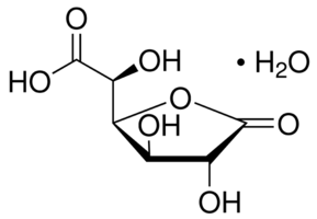 D-Saccharic acid 1,4-lactone monohydrate chemical structure