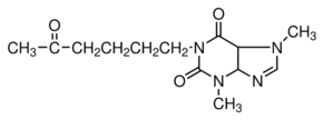 Pentoxifylline chemical structure