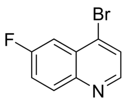 4-Bromo-6-fluoroquinoline chemical structure
