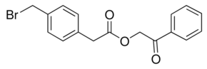 Phenacyl 4-(bromomethyl)phenylacetate chemical structure